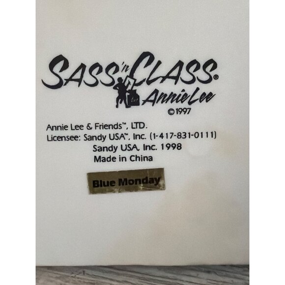 Annie Lee Sass 'n Class "Blue Monday" 1998 African American Decor - No Box - Picture 12 of 13